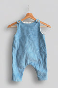 Salopette van lichtblauw Corduroy