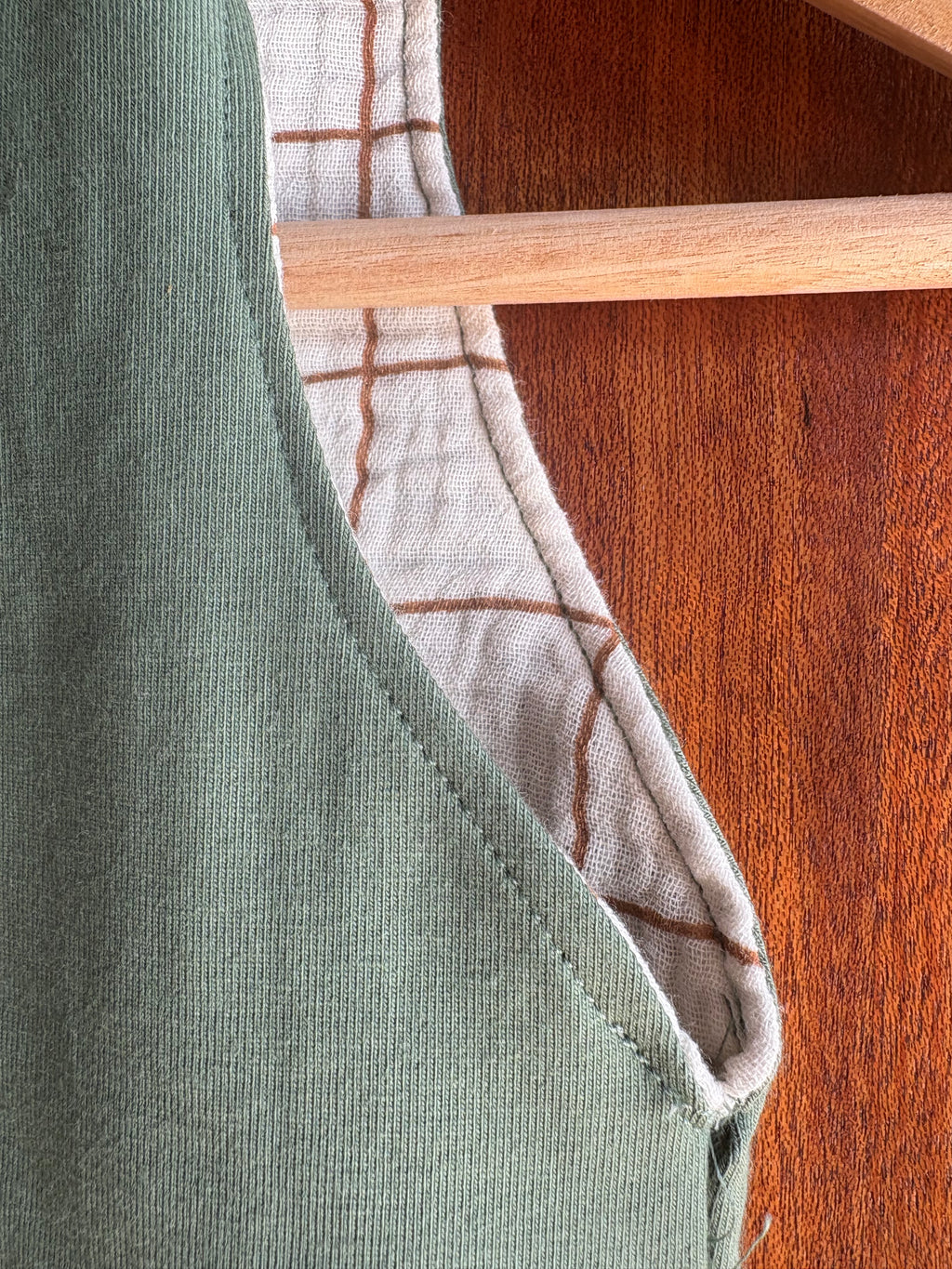 Salopette van mosgroen Tricot